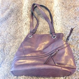 Vintage KGB plum purse
